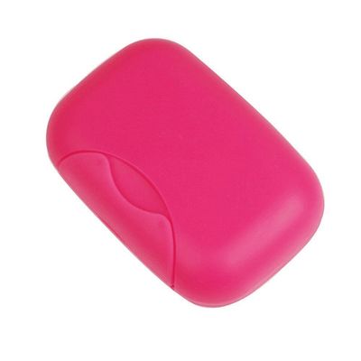 Inovat 2 Pcs Plastic Soap Case Holder Container Box Home Outdoor Hiking Camping Travel Rose
