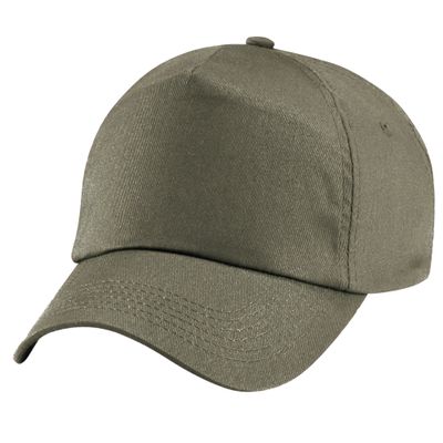 Beechfield Unisex Plain Original 5 Panel Baseball Cap (One Size) (Olive Green)
