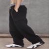 PRO 5 Fleece Cargo Sweatpants 60/40 Light Heavy Soft Warm Active Pants (4XL, Black) view 3