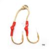 20 Fish WOW! 7/0 Assist Hook Gold-Plated 4X Strong Jigging Assist Fishing Hooks Size 7/0 for Vertical Speed jig, Knife jig, Butterfly Jigs, Flat Fall jig view 3