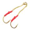 40 Fish WOW! Size 3/0 Gold 4X Strong Assist Hooks for Vertical Speed jig, Knife jig, Butterfly Jigs, Flat Fall jig view 4