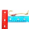 20 Fish WOW! 4/0 Assist Hook Gold-Plated 4X Strong Jigging Assist Fishing Hooks Size 4/0 for Vertical Speed Knife Butterfly Flat Fall jigs view 2