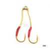 20 Fish WOW! 4/0 Assist Hook Gold-Plated 4X Strong Jigging Assist Fishing Hooks Size 4/0 for Vertical Speed Knife Butterfly Flat Fall jigs view 3