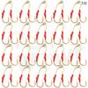 40 Fish WOW! Size 7/0 Gold 4X Strong Assist Hooks for Vertical Speed jig, Knife jig, Butterfly Jigs, Flat Fall jig view 1