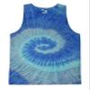 Colortone Unisex Tie Dye Tank Top, Bue Jerry, 3X-Large view 1