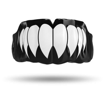 Impact All Sports Mouthguard Lacrosse, Football, Hockey, Basketball, Jiu-Jitsu, and More, Breathable Mouthguard for Youth Adults, Professional Custom-Fit, WhiteFangs
