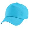 Beechfield Unisex Plain Original 5 Panel Baseball Cap (One Size) (Surf Blue) view 1
