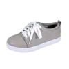 Fuzzy Anita (LC9032) Women's Wide Width Casual Plimsoll Styled Everyday Walking Shoes Khaki 6.5 view 1