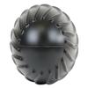 TOGU 30-4440BLK Pendell Elliptical Roll Wave - 18" x 8", 8" Height, 8" Width, 18" Length, Black view 2