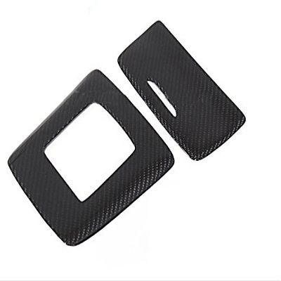 Eppar New Carbon Fiber Gear Box Cover 2PCS for Mercedes Benz CLA 45 AMG 2013-2017