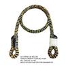 Rope Logic Bee-Line 3/8 in. (10mm) x 28 in. G-Spliced Eye & Eye Prusik Cord, Black view 3