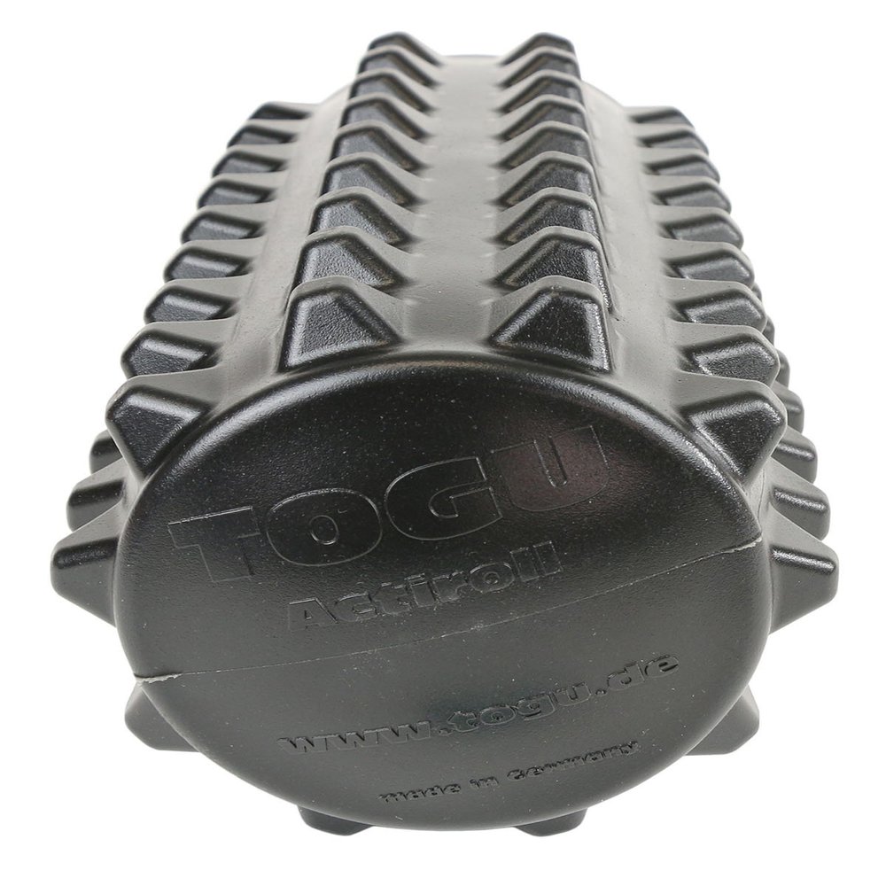 TOGU 30-4461BLK Actiroll Spiked Massage Roller, Short - 12" x 5", 5" Height, 5" Width, 12" Length, Black