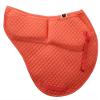 ECP Equine Comfort Products All-Purpose Contoured Correction Saddle Pad with Adjustable Memory Foam Inserts for Custom Support, Non-Slip, Shock Absorbing, 22 Spine, 19.5 Drop, Coral view 2