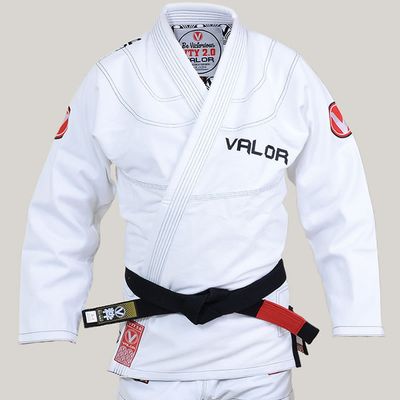 Kids Valor Victory 2.0 Premium BJJ GI - White | FREE White Belt (M0)