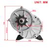 Bemonoc 24 Volt 350 Watt MY1016Z3 Gear Reduction Electric Motor with 9 Tooth Sprocket for E Scooter view 2