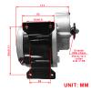 Bemonoc 24 Volt 350 Watt MY1016Z3 Gear Reduction Electric Motor with 9 Tooth Sprocket for E Scooter view 3