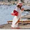 JJ-GOGO White Chiffon Slit Beach Maxi Sundress view 2