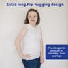Fun & Function - Hug Tank Top - Sensory Compression Shirt, Undershirt Hugger for Kids - Compression Clothes for Sensory Needs - X-Large White view 4