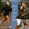 Sooverki Compression Socks for Women and Men Circulation (3 Pairs) is Best Support for Running Athletic Knee High Stockings Black White Gray Bulk 15-20 mmHg Light Classic Plain Gifts view 4