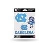 Rico Industries NCAA North Carolina Tar Heels Die Cut 3-Piece Triple Spirit Sticker Sheet view 1