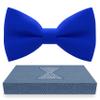 Bow Tie House Royal Blue Bow Ties for Men Cute Bow Tie Expands Our Color Line - Light Sky Deep Natural Blue Electric Navy Blue Pre Tied Bow Tie for Men's - shop (Large, Electric Blue) view 1