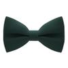 Bow Tie House Men's Classic Pre-Tied Bow Tie Formal Solid Tuxedo (Large, Dark Green) view 1