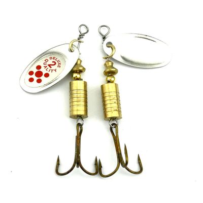 LENPABY Spoon Lure Hard Spinnerbait Metal Spinner Fishing Lures Pesca Swim Bait Fishing Tackle10pcs SP054