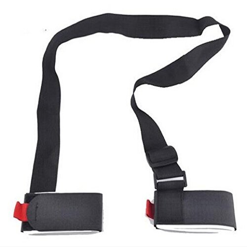 Downhill Ski Tote Holder Shoulder Strap Carrier Handle Cross Country Skiing