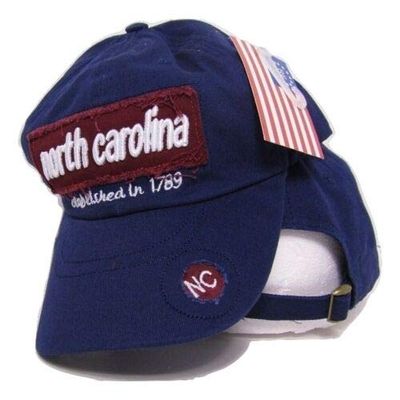 AES State of North Carolina Established in 1789 NC Blue Embroidered Cap Hat