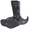 Allbeststuff Medieval Leather Boots 3 Buckle Re-Enactment Mens Shoe ABS (Black, 12) view 1