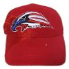 AES USA American Bald Eagle Head Red White Blue Shadow Embroidered Cap Hat view 1