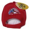 AES USA American Bald Eagle Head Red White Blue Shadow Embroidered Cap Hat view 4