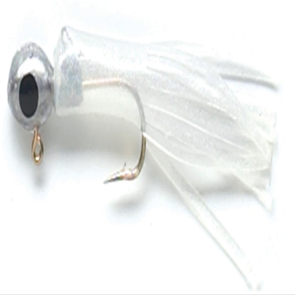 Pucci MJ132-003 Mini Jig artificial fishing bait, Pearl/White, 1/32 oz