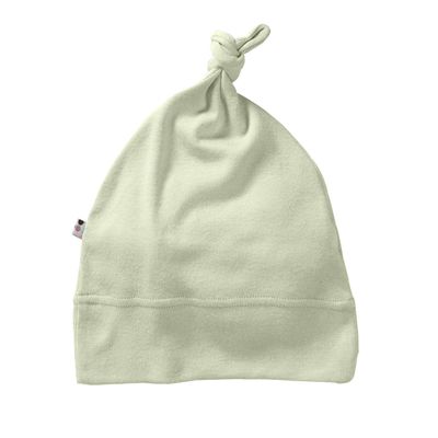 Babysoy Basic Single Knot Beanie (0-6 Months, Tea)