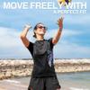 Kanu Surf Women's Marina UPF 50+ Short Sleeved Active Rashguard & Workout Top, Katya Black, Medium view 3