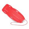 Slippery Racer Downhill Xtreme Flexible Adults and Kids Plastic Toboggan Snow Sled for up to 2 Riders with Pull Rope and Handles (RED/Green, 2 Pack) view 2