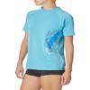 Kanu Surf Women's Marina UPF 50+ Short Sleeved Active Rashguard & Workout Top, Katya Aqua, X-Large view 3