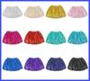 Coralup Little Girls Sparkle Sequin Party Skirt Dance Glitter Tutu Skirts(Silvery,5-6Y) view 2