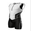 Sparx Men`s Triathlon Suit Tri Race Skinsuit Bike-Swim-Run 3 Pockets Italian Fabric (White, XL) view 1