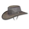 Barmah Hats Wide Brim Canvas Cooler Hat 1087 (Medium, Brown) view 1