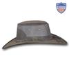 Barmah Hats Wide Brim Canvas Cooler Hat 1087 (Medium, Brown) view 2