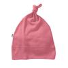Babysoy Basic Single Knot Beanie (0-6 Months, Pink Lemon) view 1