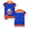 Outerstuff NHL Big Boys Youth Performance Short Sleeve Polo Shirt, Various Teams (New York Islanders, Medium (10-12)) view 1