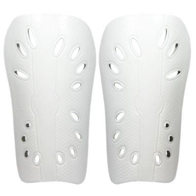 COUVER Soccer Breathable Shin Guards/Shin Pads, White M