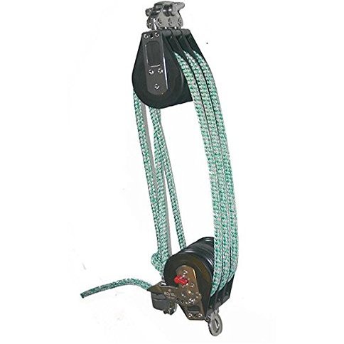 Nautos 92633-34 R | 6:1 Mainsheet System Set of Blocks- 75MM SHEAVE