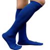 COUVER Polyester Softball Soccer Socks Baseball Football Socks for Youth Men and Women, Small, Blue, 1 Pair