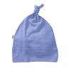 Babysoy Basic Single Knot Beanie (0-6 Months, Lake Blue) view 1