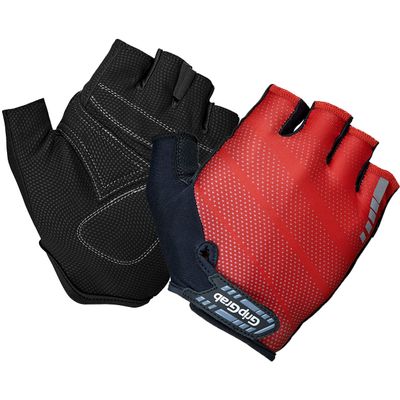 GripGrab Rouleur Short Finger Padded Summer Cycling Gloves Fingerless Cushioned Bicycle Mitts Pull-Off Tabs