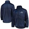 Dunbrooke Men's Navy Dallas Cowboys Circle Sportsman Waterproof Packable Lightweight Full-Zip Jacket view 1