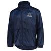 Dunbrooke Men's Navy Dallas Cowboys Circle Sportsman Waterproof Packable Lightweight Full-Zip Jacket view 3